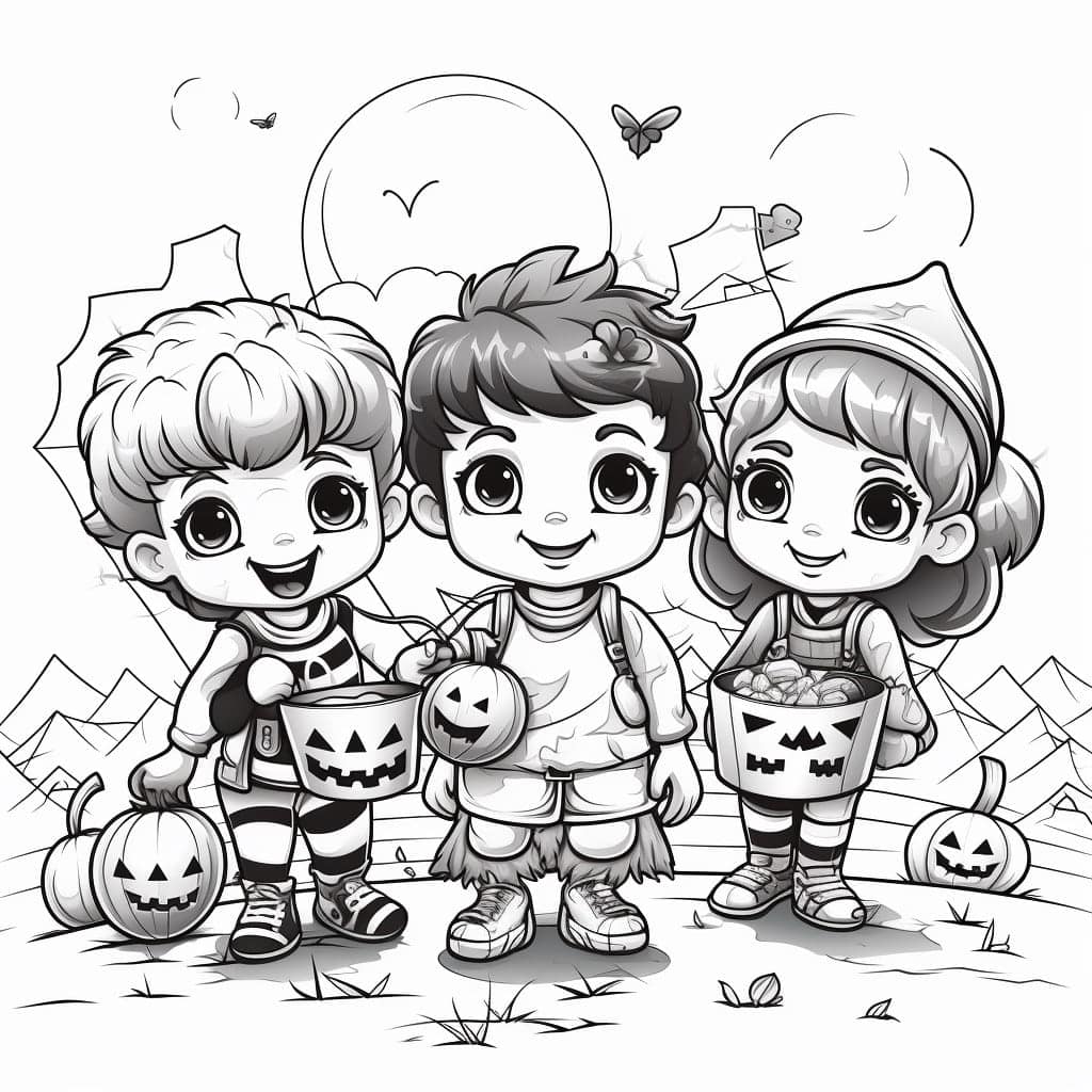 Gruseliger Malspaß für Groß und Klein: Kostenlose Halloween Ausmalbilder für die ganze Familie!